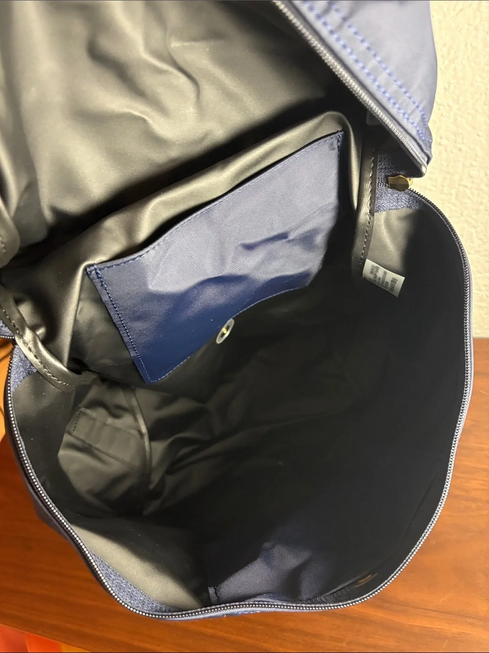 Longchamp Navy Le Pliage Classic Backpack NWT